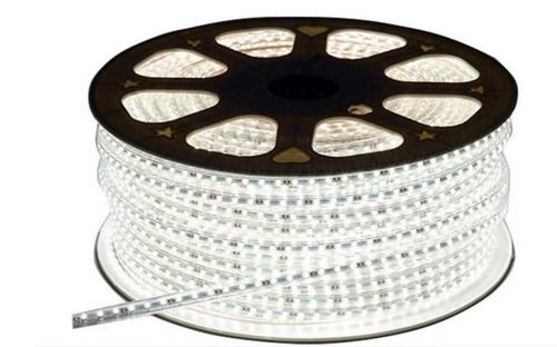 Black Energy Efficient Water Proof Flexible Cold White Led Indoor Strip Light (5 Meter 12V)