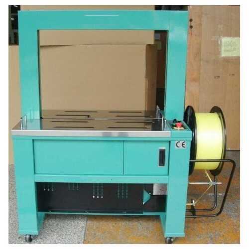 Green Colour Stainless Steel Automatic Strapping Machine, Capacity 120 Bag/Min Thickness: 210 X 75 X 16 Millimeter (Mm)