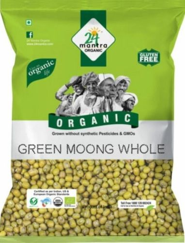 Green Moong Whole And Green Colour For Natural Taste It Has A Dietary Fiber, Nutrients, Folate And Minerals 