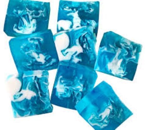 Ice Cool Moisturizing Bath Soap - Glycerin Based, 75 gm/100 gm/125 gm | Customized Logo, Fresh Perfume, Blue Color, Ideal For All Skin Types