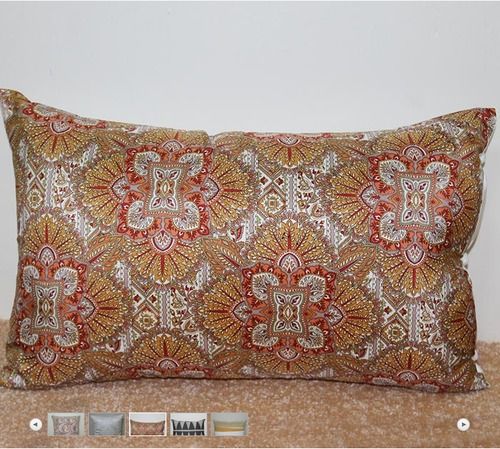 Light Weight And Comfortable, Rectangular Shape Golden Pillow For Neck Use