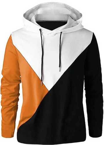 Men Hooded Neck Multicolor T-Shirt Made Smooth Fabric And Comfort Age Group: 18