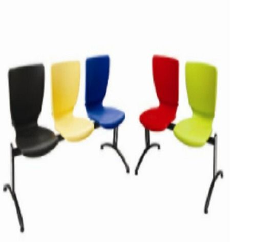 Multicolored Polypropylene Reception Waiting Chair With Three Seater And Two Seater