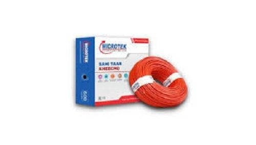 Orange Color Electrical Wire With High Heat Resistance Capabilities