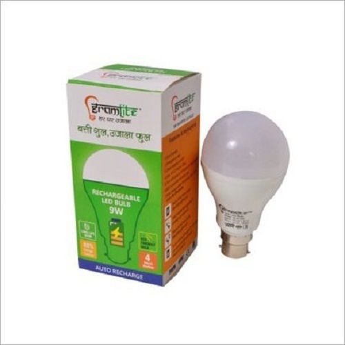 Plastic Body And Aluminum Body Rechargeable LED Bulb Bulb Emergency Light 