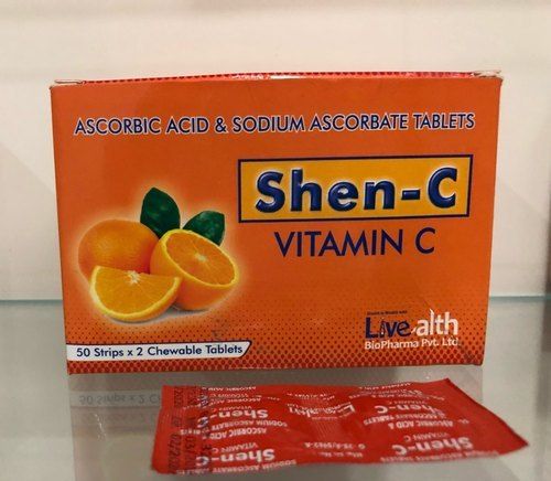 Shen C Vitamin C Chewable Tablets 500 Mg
