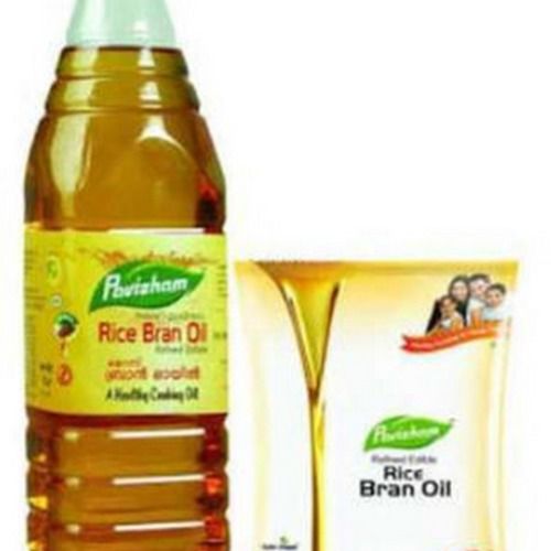 Supreme Quality Brown Colour Pure And Natural Rice Bran Oil With Mild Fragrance