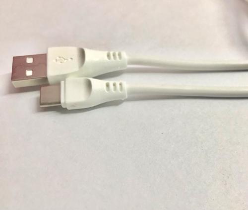 1 M Pvc Mobile Devices Data Cable White Color 30Inch Outer Diameter: 30 Inch (In)