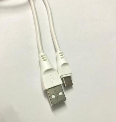 1 M Pvc Mobile Devices Data Cable White Color 4 Pin Usb 30Inch Outer Diameter: 30 Inch (In)