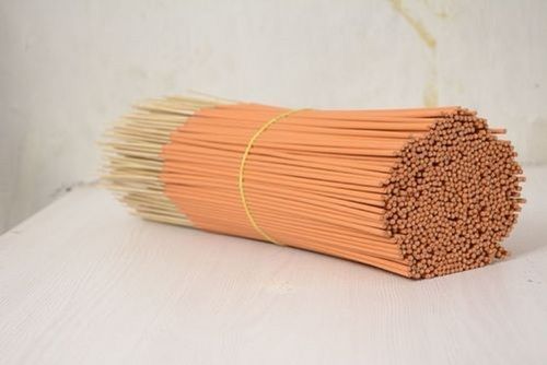 Straight 100% Pure And Natural Orange Color High Aroma Agarbatti Incense Sticks