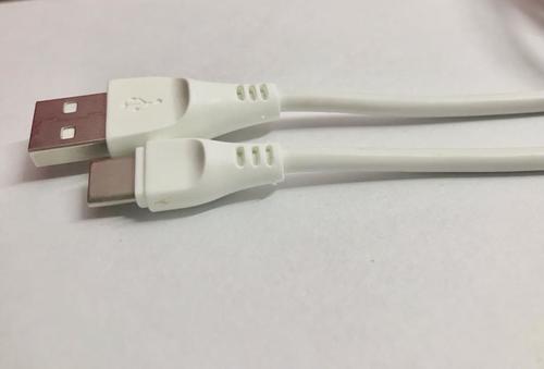 30Inch White Color 1M Pvc Mobile Devices Data Cable  Length: 1  Meter (M)