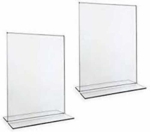 5x7inch Inch Transparent Rectangle Shape Acrylic Display Stand with 3mm Thickness