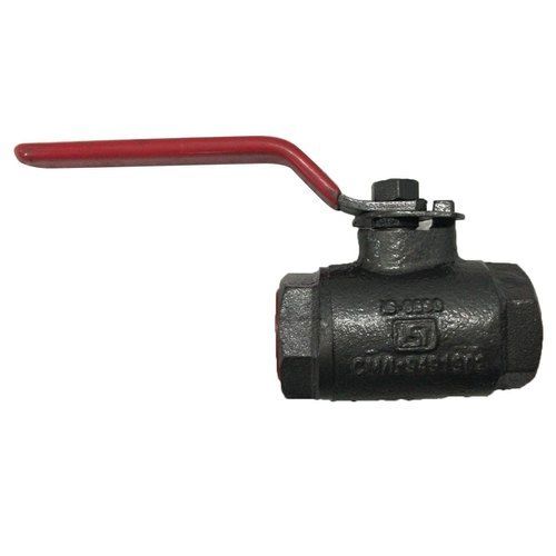 Anti Rust, High Pressure Cast Iron Ball Valve With Threaded Connector Type Application: Industrial