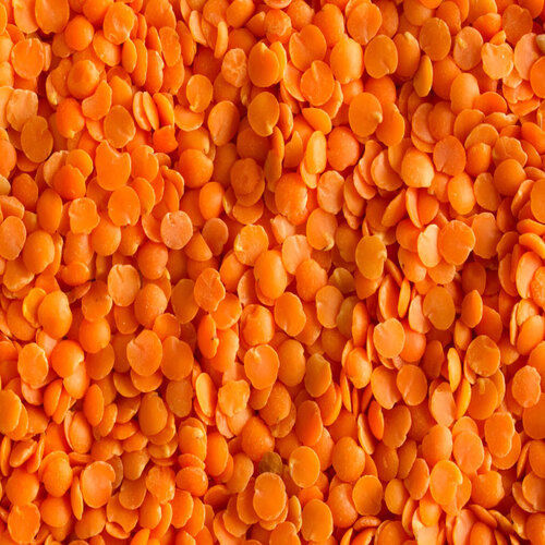 Organic Dried Red Masoor Dal - Soft Splited Seeds, High in Protein, Natural Taste, Easy to Cook, Safe Packaging