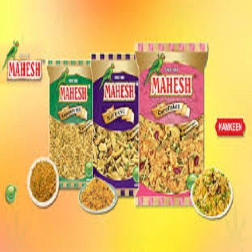 Perfect For Snacking Tasty Crunchy Mahesh Spicy Mix Namkeen Packs