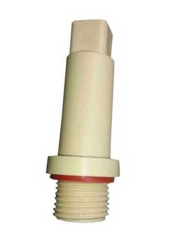 White Round Shape Half Inch Cpvc Long Plug For Plumbing Pipe Packed In Box