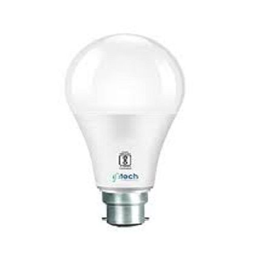 White Color Led Bulb With Low Power Consumption And Crystal Clear Light Design: Round