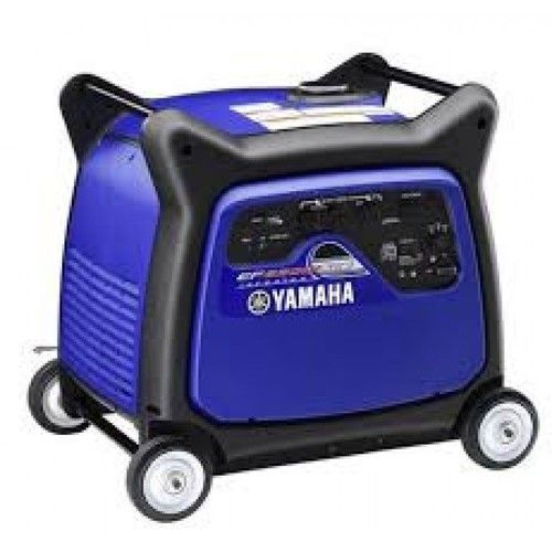 Blue And Black Yamaha Ef6300Isde Electric Start Inverter Generator (Carb) 5500 Watt