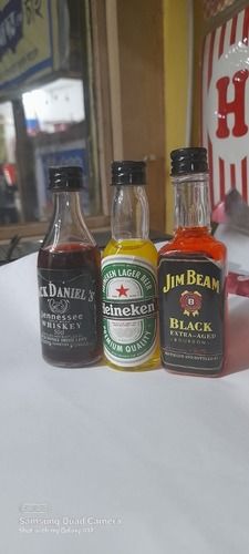 Transparent  Glass Bottles For Jim Beam Black Alcohol , Bourbon Vintage Alcohol Signs Jim Beam