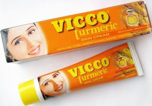 Ayurvedic Vicco Turmeric Cream For Protects Skin From Acne, Pimples And Other Skin Problems Ingredients: Herbal