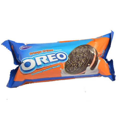 Cadbury Oreo Orange Cream Crunchy And Tasty Anytime Snacks (Digestive Biscuits) Fat Content (%): 19.50G Grams (G)