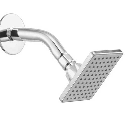 Bath Hardware Sets Chrome Finish Square Stainless Steel Ultra Slim Overhead Shower For Bathroom