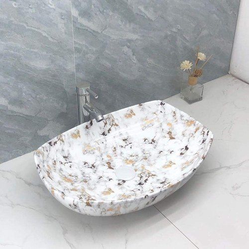 Easy Cleaning Designer Ceramic Table Top Wash Basin For Bathroom And Kitchen