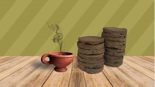 Fresh And Original Brown Cow Dung Cakes For Hawan, Pujan And Religious Purpose