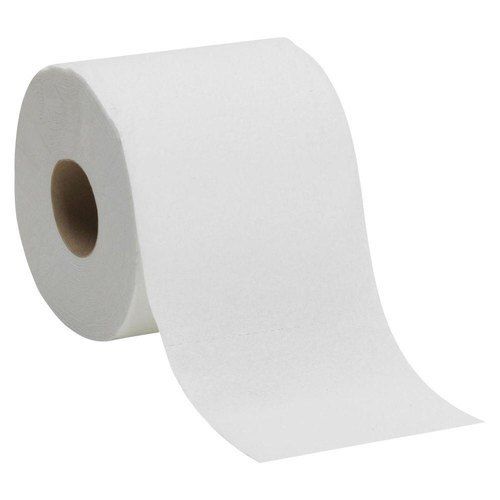 अत्यधिक टिकाऊ और त्वचा के अनुकूल सफेद रंग का 15 GSM टॉयलेट पेपर रोल 