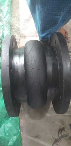 Iron Ms Flange Rubber Expansion Joint Bellow For Pipe Line Connection, Fluid