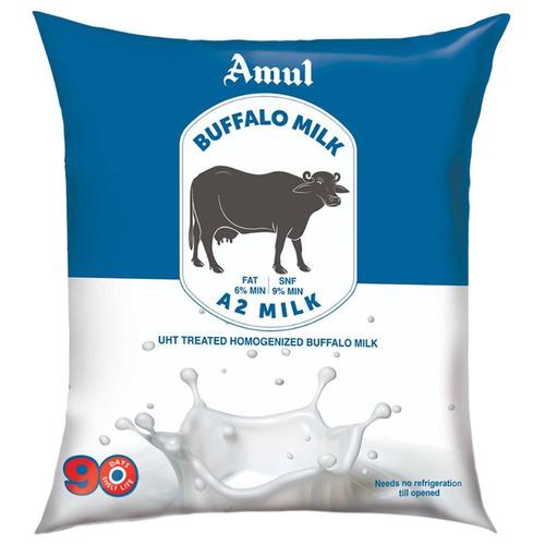 Rich In Protein Natural Taste White Amul A2 Buffalo Milk For Healthy Bones