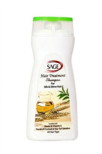 Sage Herbals White Ayurvedic Aloe Vera Shampoo for Deep Nourishing, Shine and Dandruff Control