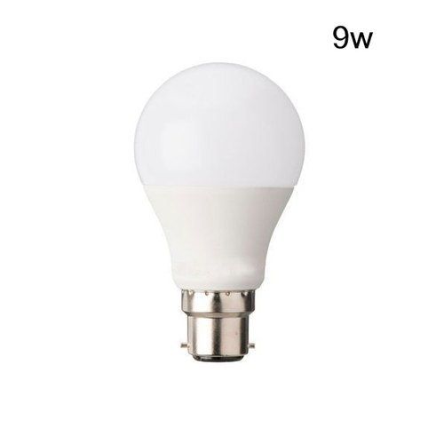 White Colour Cool Day 9 Watt Ac Led Bulb Life Span Of 50000 Hours Body Material: Aluminum