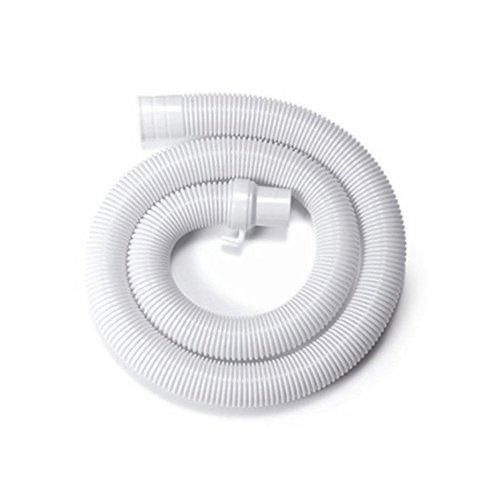 White Flexible Water Drain Hoses Long Pipes For Washing Machine