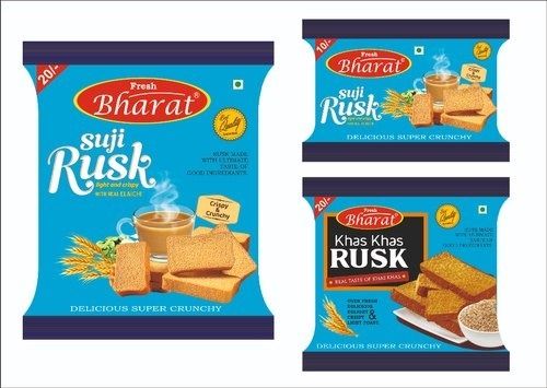 100% Natural Tasty And Organic Fresh Bharat Suji Rusk For Eating