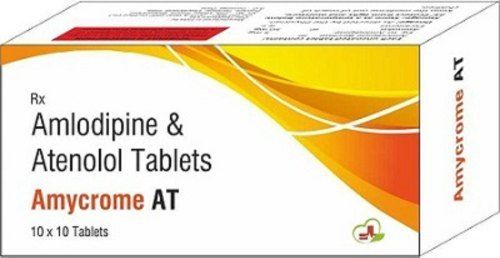 Amycrome At Tablets 10X10 Blister Ingredients: Amlodipine And Atenolol