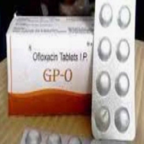 Box Packing Gp-O Ofloxacin Tablet For Treats Bacterial Infectionsof Skin Bladder Ingredients: Anhydrous Lactose