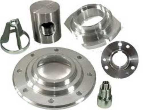 Metal Cost Effective Mild Steel Silver Colour Vmc Machined Parts For Industrial