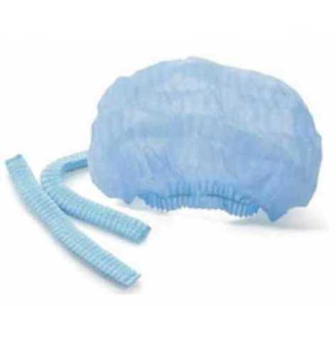 Flexible Skin-Friendly Breathable Soft Disposable Bouffant Cap (Blue)