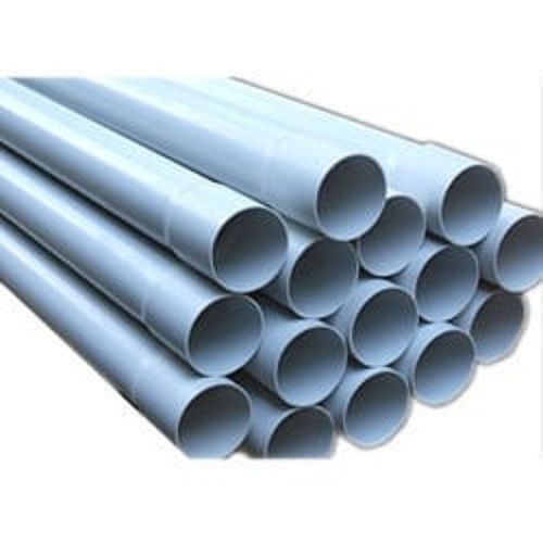 Gray Heavy-Duty Crack-Resistant High-Pressure Round Pvc Plastic Conduit Pipe Length: 5 Foot (Ft)