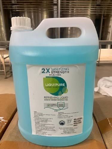 Liquipure Alcohol Based Pure Hand Sanitizer With Botanical Extracts And Kills 99% Germs, 3 Months Shelf Life Age Group: Suitable For All Ages