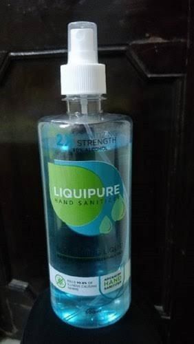 Liquipure Hand Sanitizer With Alcohol Based Botanical Extracts, 3 Months Shelf Life