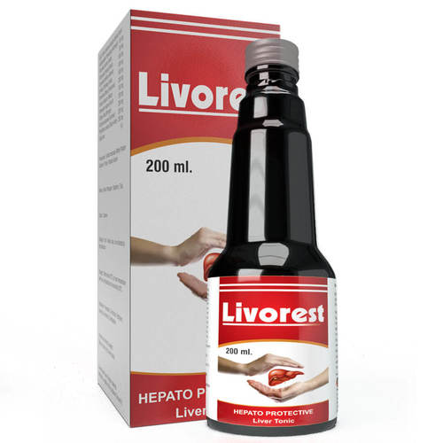Livorest Herbal Syrup Bhoomi Amla, Makoy, Punarnava For Liver Health
