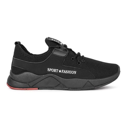 Summer Mens Casual Wear Black Shoes(6-10 Inches)