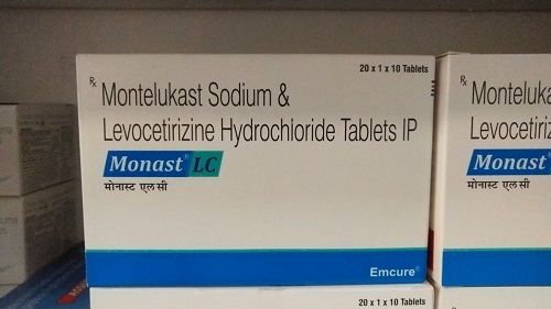 Montelukast Sodium And Levocetirizine Hydrochloride Monast LC Tablets
