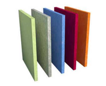 Multicolor 9-12mm Polyester Acoustic Panels For Soundprofing with 8x4 Inch Size