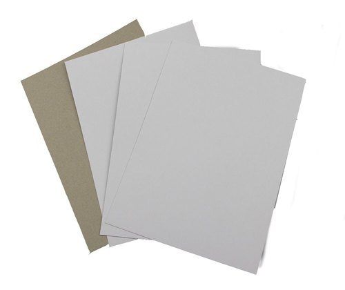 Recycled Plain White Color Duplex Board For Gift Packaging Purpose