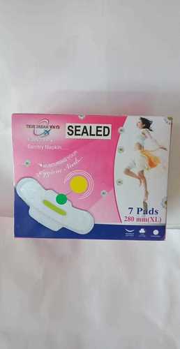 Sanitary Pad For Ladies With Size 280 Mm (Xl) (7 Pads In Packs) And White Color Absorbency: Yes Milliliter (Ml)