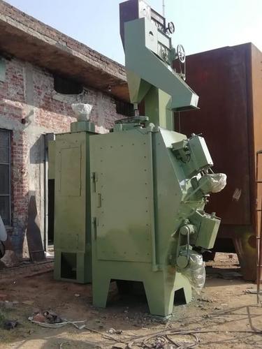 Semi Automatic Spinner Hanger Shot Blasting Machine