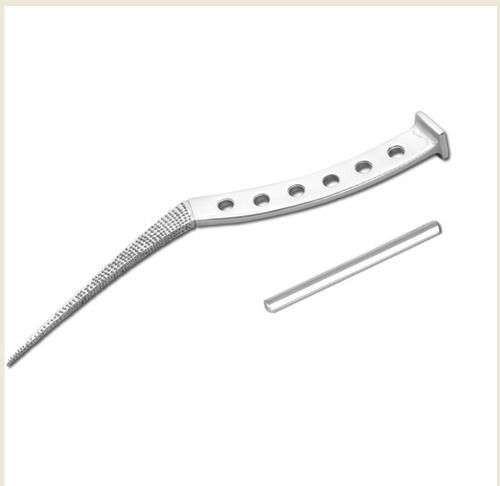 Silver Stainless Steel Rasp For Austin Moore Narrow Stem Orthopedic Instrument